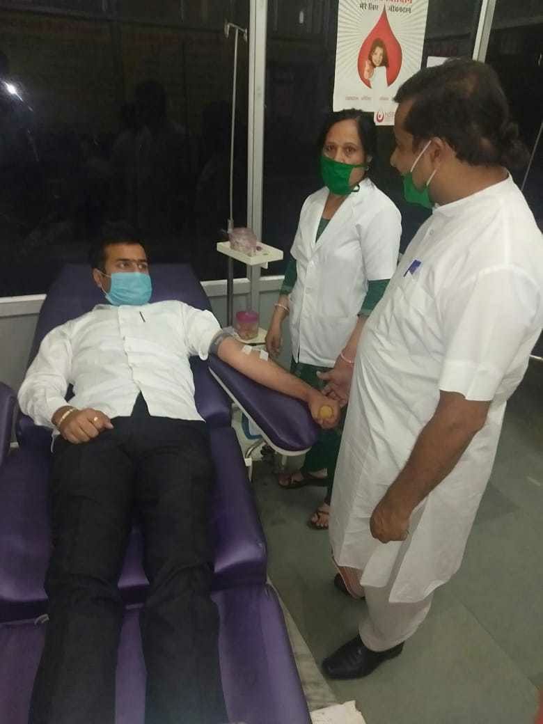 blood donation camp at yamunanagar